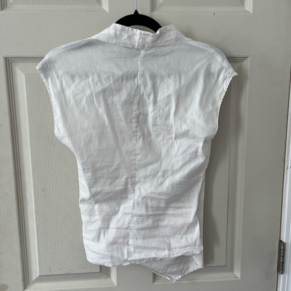 White Zara wrap blouse - Picture 2 of 3